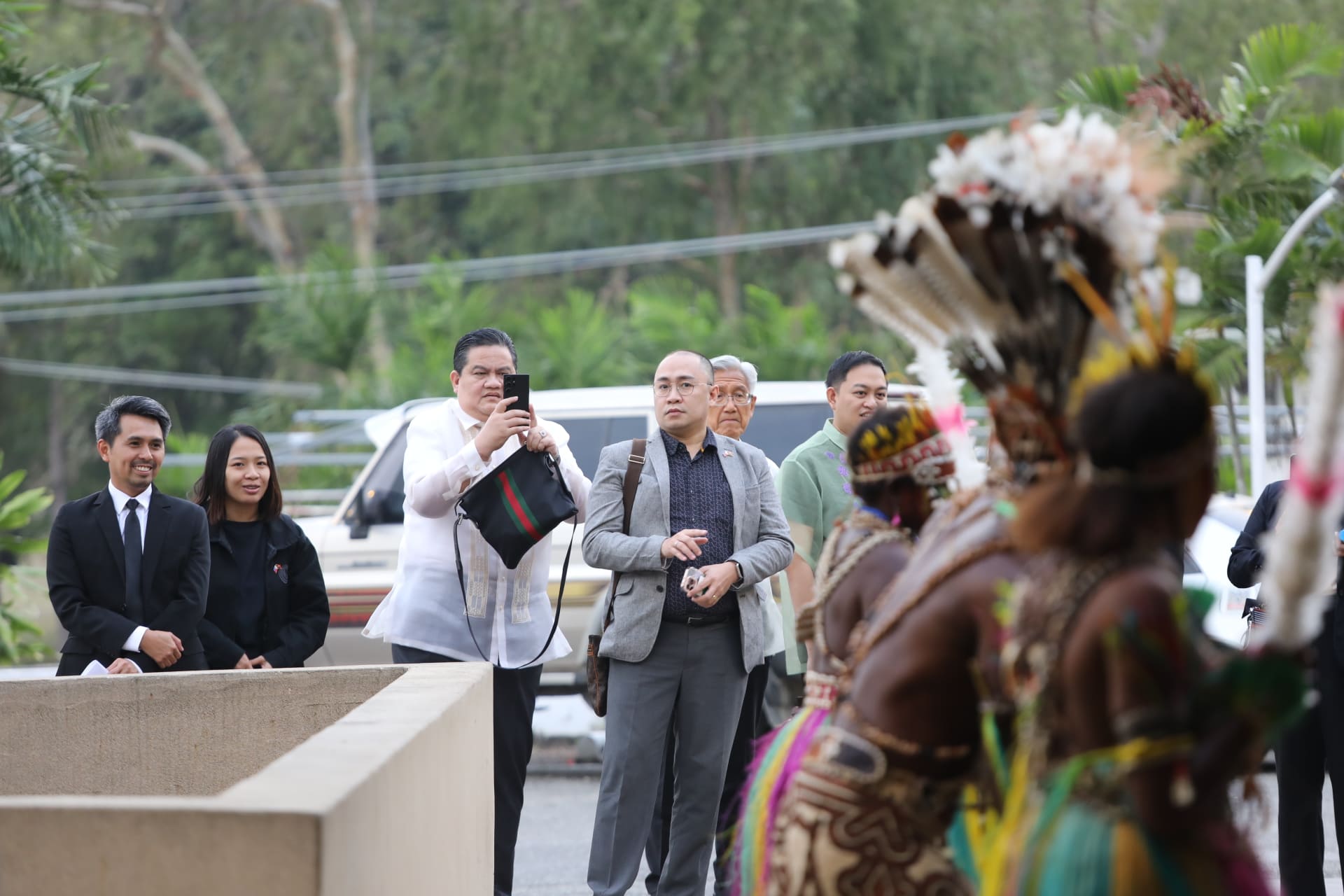 Papua New Guinea parliamentary committee presenting economic recovery report
